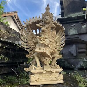 Balinese Garuda Wisnu Kencana Wooden Statue
