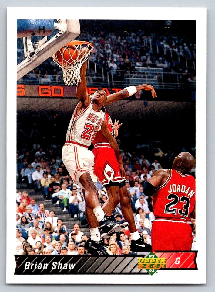 #202 Brian Shaw Miami Heat sports Upper Deck 1992 - Image 1 of 2