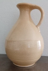 Light Tan Ceramic Jug 10" Tall - Picture 1 of 12