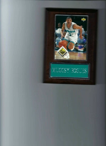 MUGGSY BOGUES PLAQUE CHARLOTTE HORNETS BASKETBALL NBA   C Cover