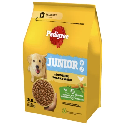 Pedigree Junior 2,6kg Mit Geflügel Gemüse Futter Für Mittlerer Und Großer Welpen - Bild 1 von 3