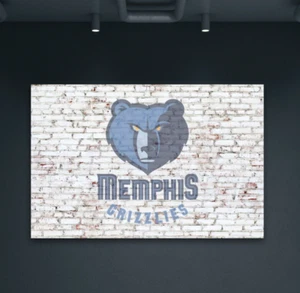 Memphis Grizzlies NBA Basketball Decor Wall Print Poster EXTRA LARGE 66"x44" - Picture 1 of 4