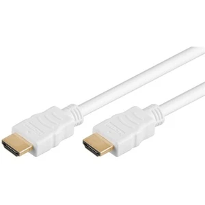 HDMI-Kabel High Speed Full-HD 1080/2160p Beamer+TV mit Ethernet 1,5m weiss - Bild 1 von 1