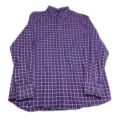 Camisa Charles Tyrwhitt Fin de Semana Calce Clásico Botón L Grande A Cuadros Para Hombres Foto 1 de 4