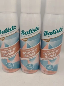 Batiste Touch Of Gloss Shine Mist Coconut Crush High-Gloss hair pelo Lot 3 3oz - Picture 1 of 6