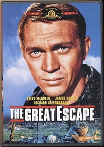 THE GREAT ESCAPE starring Steve McQueen, James Garner & Richard Attenborough DVD - Imagen 1 de 1