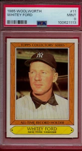 1985 Topps Woolworth {All-Time Record Holder}Yankees #11 Whitey Ford PSA 9  $$$$ - Picture 1 of 2