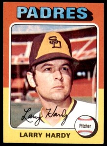 1975 TOPPS. LARRY HARDY SAN DIEGO PADRES #112