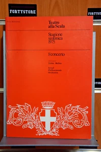 8° Concerto Zubin Mehta "Stagione Sinfonica 1975" TEATRO ALLA SCALA - Imagen 1 de 5