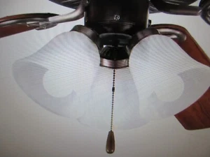 Progress Lighting Fan Light Kits 3-Light Antique Bronze Ceiling Fan Light Kit - Picture 1 of 4