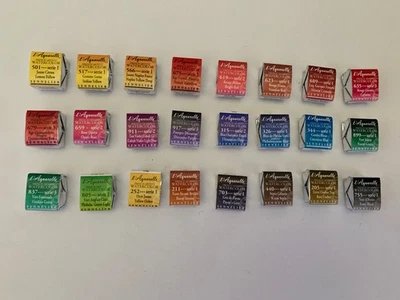sennelier l'aquarell watercolour half pans new 24 - image 1 of 3