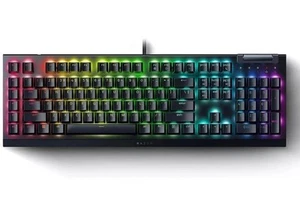 Razer BlackWidow V4 X Mechanical Gaming Keyboard: Yellow Switches Linear - Picture 1 of 7