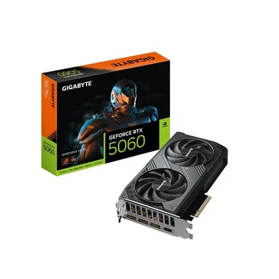 Tarjeta de gráficos GeForce RTX 5060 WINDFORCE OC 8G, 8 GB 128 bits GDDR7, PCIe 5.0,... Foto 1 de 4