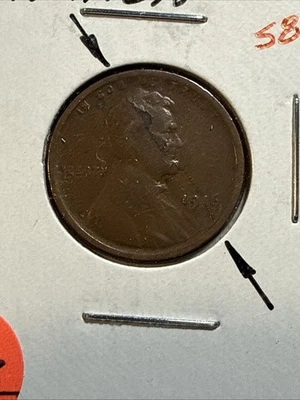 1916 (P) 1c w/Obv Lamination Error Lincoln Cent Planchet Flaw - Image 1 of 4