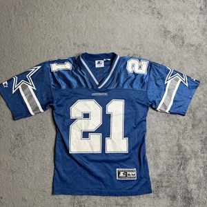 Vintage Starter Dallas Cowboys Deion Sanders Primetime 1995 NFL Trikot S blau - Bild 1 von 6