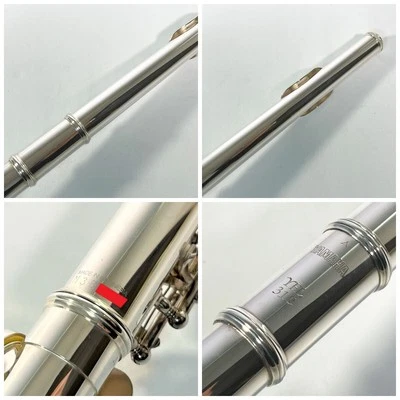 YAMAHA YFL-312 Flauto Argento 925 Meccanismo E Usato con Custodia Rigida - Immagine 1 di 4