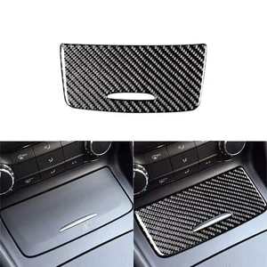 For Benz CLA GLA C117 X156 14-19 Carbon Fiber Cigarette Lighter Panel Cover Trim - Picture 1 of 9