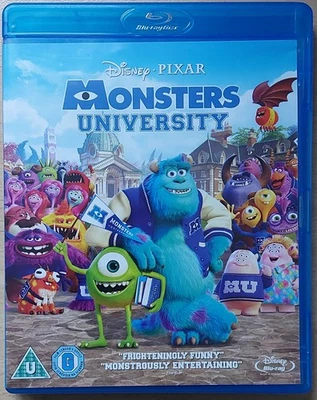 MONSTERS UNIVERSITY (DISNEY/PIXAR BLU-RAY, 2013) *VGC & REGION FREE* - Image 1 of 2