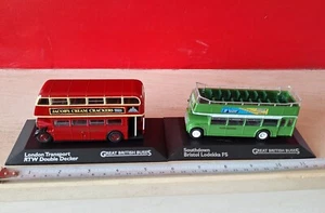 2 x Great British Buses LONDON RTW & SOUTHDOWN BRISTOL LODEKKA FS - Picture 1 of 7