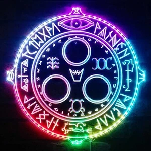 Letrero multicolor de neón Halo of the Sun Silent Hill - Luz LED personalizada - Imagen 1 de 2