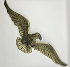 Vintage Messing American Eagle/Patriotische Wandhalterung Ornament/Dekor