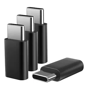 USB C Adapter4 PackUSB C Male to Female AdapterSupports Fast Charging and Dat... - Picture 1 of 7