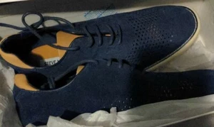 Steve Madden Vaelen blue Suede Shoes. Sizes 8 mens - Picture 1 of 1