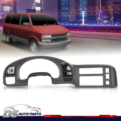 Gray Gauge Cluster Dash Radio Bezel Fit For 1995-2005 Chevy Astro Van Gmc Safari - Изображение 1 из 4