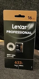Lexar 633x Professional 16GB SDHC Memory Card - Picture 1 of 1