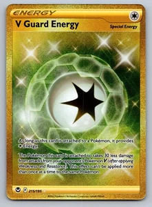 Pokémon TCG SWSH Silver Tempest V Guard Energy #215/195 Secret Rare - Picture 1 of 2