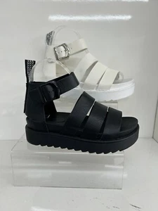 Sandalias Gladiador Damas Mujer Plataforma Suela Gruesa Forma Plana Tirantes Zapatos Talla - Imagen 1 de 3