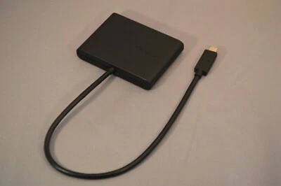 Targus USB-C to HDMI  /USB-C / USB-A Adapter - Black With case + manual  - Image 1 of 4