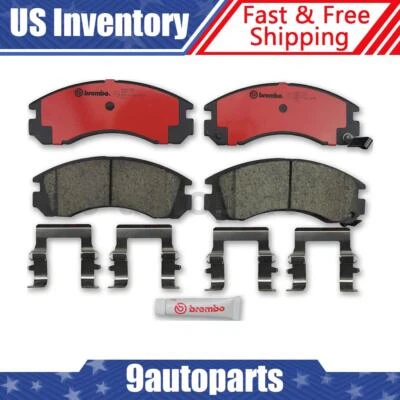 Pastilhas de freio dianteiras Brembo OE Premium cerâmica para 1991-1996 Dodge Stealth - Imagem 1 de 2