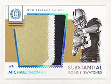 2016 Panini Encased #26 MICHAEL THOMAS RC Saints Jersey Patch Rookie Relic #/25