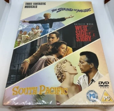 The Sound Of Music South Pacific West Side Story DVD Box Set New and Sealed - Image 1 of 4