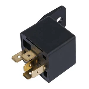 Black Starter Relay Fit For Harley Softail Fat Boy Deluxe EFI FLSTFI 1991-2007 - Picture 1 of 5