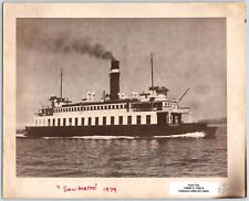 San Mateo Steamship Ferry, LAST STEAMSHIP FERRY IN THE US, Seattle (1979)