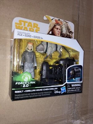 "Juego de figuras de acción Star Wars Rebolt & Corellian Hound con jaula de 3,75""" Foto 1 de 4