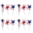 4 Sets   Independence Day Patriotic Headband American Independence Day Headwear