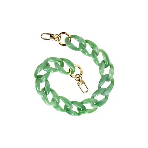 Bijou de Téléphone Chaîne Grosse Maille 45cm Vert Jade - Photo 1/5