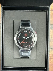 Garmin Fenix 6 Watch (47mm, Solar, Titanium Carbon Gray DLC, Titanium DLC Band) - Picture 1 of 7