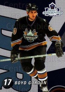 2002-03 BAP Memorabilia Draft Redemption #17 Boyd Gordon