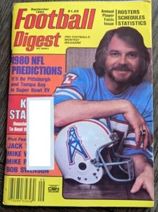 Football Digest September 1980 Ken Stabler Houston Oilers - Picture 1 of 2