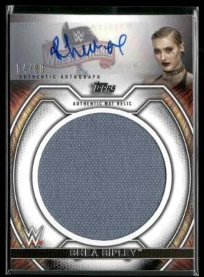 2021 Topps WWE Undisputed #M-RR Rhea Ripley Superstar Mat Relic Autographs #/99 - Image 1 of 2