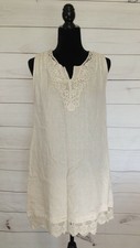 carla conti linen dress