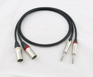 Adapter XLR Neutrik male -Klinke 6,3mm 1/4" TRS 3pol SC-The Source MKII nickel - Bild 1 von 1