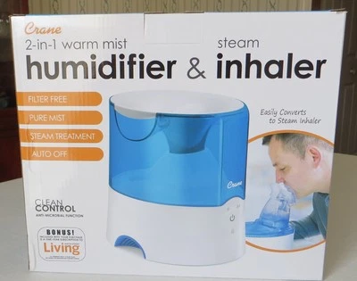 Grúa 2 en 1- Humidificador de niebla caliente e inhalador de vapor Foto 1 de 3