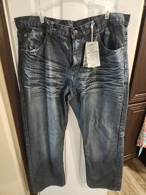 Jeans de mezclilla grises OLD SKOOL talla 44 Foto 1 de 4