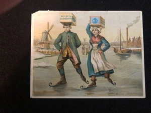Wolfe's Schiedam Aromatic Schnapps, 1893 Columbian Exposition Trade Card - Picture 1 of 4