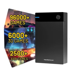 12tb Retro Game Hard Drive with 96000+ Games,Gaming External Hard Drive Compa... - Picture 1 of 7